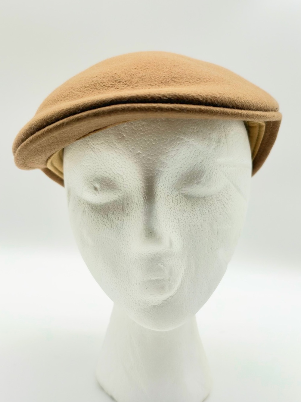 Scala Classico Camel Wool Flat Cap Ivy Driving Newsboy Hat Dorfman Pacific